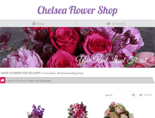 Tablet Screenshot of chelseaflowershop.net